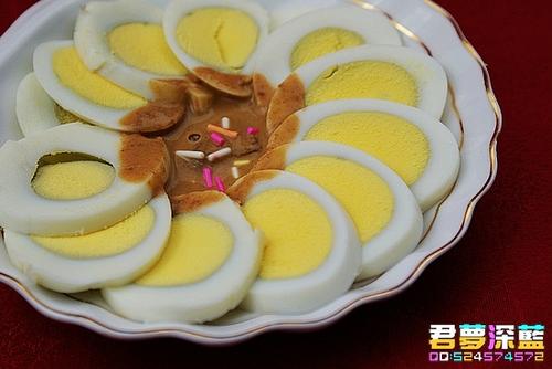麻汁鸡蛋的做法（凉菜）